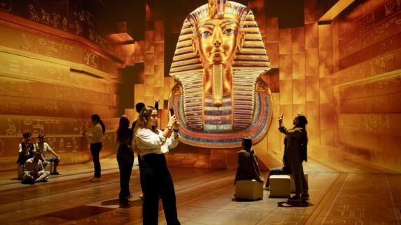 Tutanchamun immersiv Ausstellungsbild